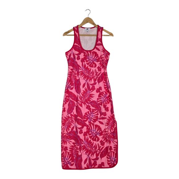 Juicy By Juicy Couture Terrycloth Maxi Dress Coverup S Pink Purple Beach Swim - Picture 1 of 16